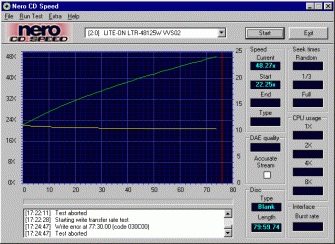LiteOn LTR-48125W CDspeed CD-R 48× LiteOn LTR-48125W CDspeed CD-R 48×