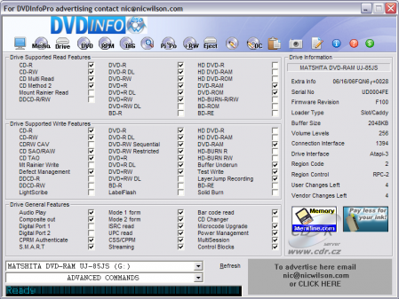 Screenshot programu DVD Info Pro