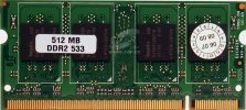 S631 uvnitř - Paměťový DDR2-533 modul 512 MB SO-DIMM