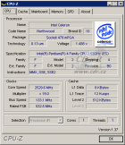 S620: CPU-Z - CPU - Pentium 4