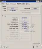 S631: CPU-Z - informace o paměti