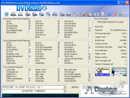 Screenshot programu DVD Info Pro