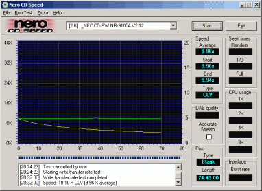 NEC NR-9100A CDspeed CD-RW 10×