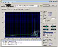 Samsung SH-S203B - CDspeed zápis DVD-RAM 5× s verifikací