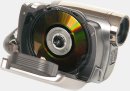 Otevřená kamera Hitachi DZ-HS500E s DVD-RAM médiem