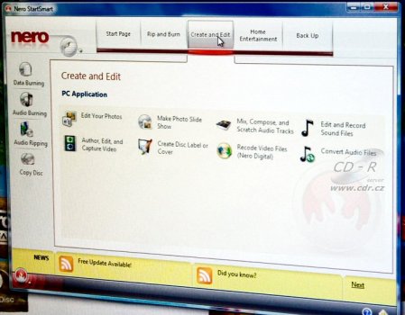 Nero 8 - StarSmart Create and Edit