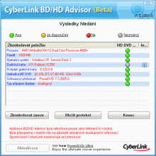 CyberLink BD/HD Advisor pro HD DVD