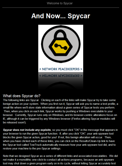 Spycar web