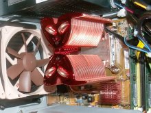 Pasivní chladič CPU Zerotherm BTF95 motýl