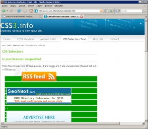CSS Selectors test