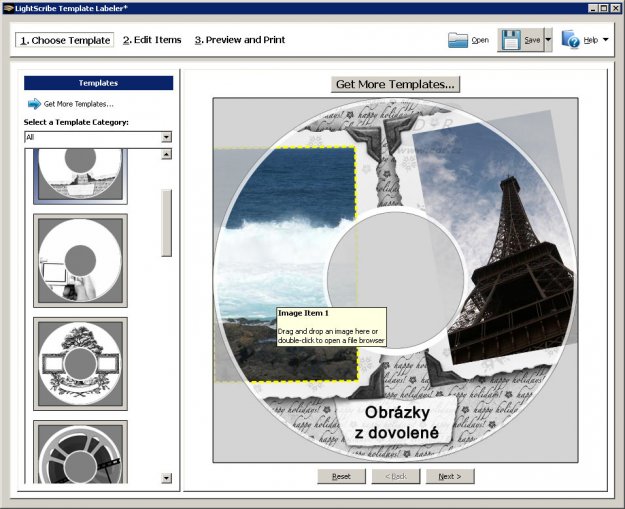 LightScribe Template Labeler