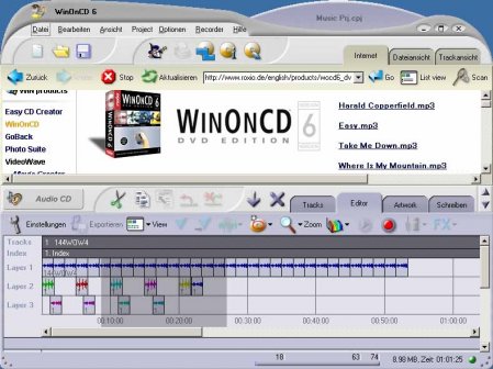 WinOnCD 6 CD-DA