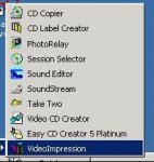 Easy CD Creator 5 Platinum - Seznam programů