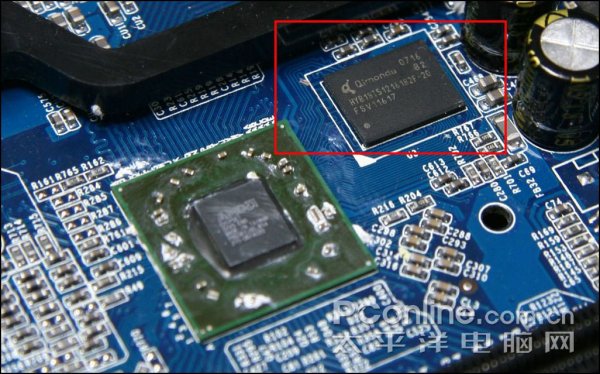 Čip AMD 780G s Local Frame Buffer