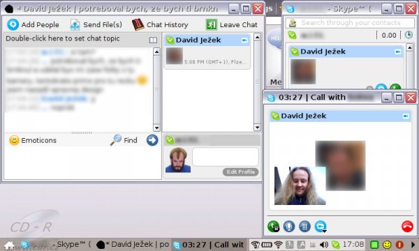 Skype 2 s podporou webkamery v ASUS Eee PC
