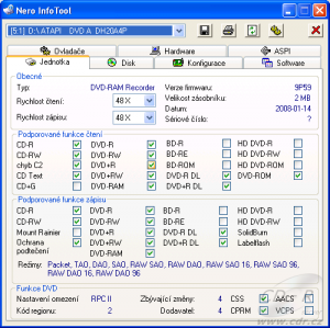 LiteOn DH20A4P - Nero InfoTool