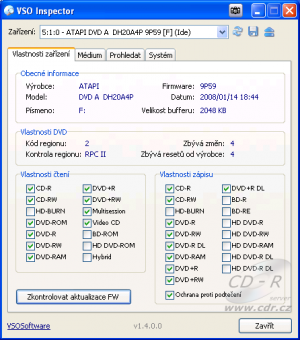 LiteOn DH20A4P - VSO Inspector