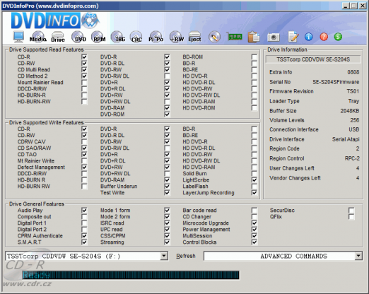 Samsung SH-S204S: DVDInfoPro