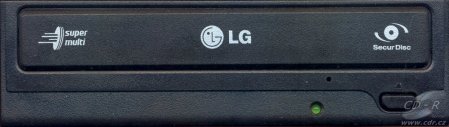 LG GSA-H58N - přední panel
