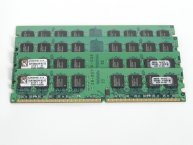 4× 1 GB DDR2-1066, Kingston VR, CL7