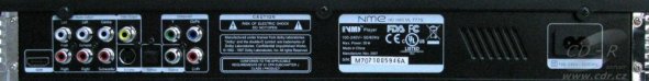 NME ML 777S - zadní panel