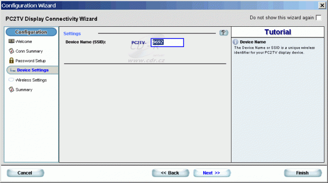 Well PC2TV - Config Wizard 4