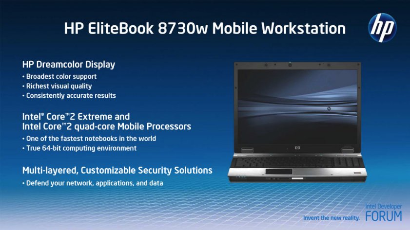 HP EliteBook 8730w Mobile Workstation