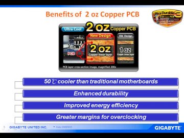 Gigabyte Ultra Durable 3 - Benefits of 2oz Copper PCB