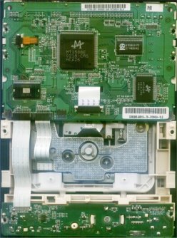 Teac CD-W548E vnitřek mechaniky