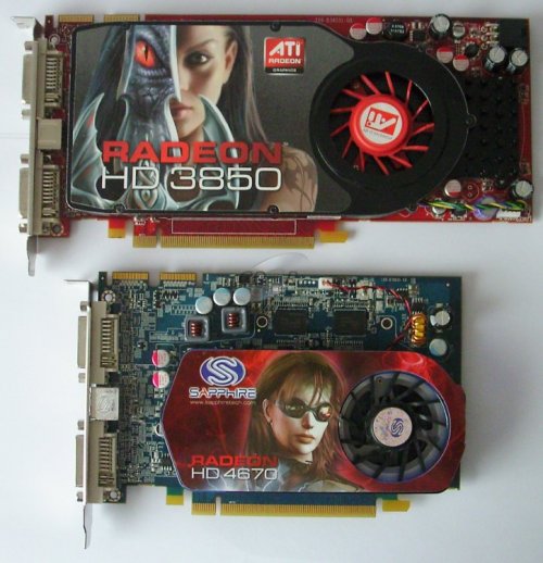 ATI Radeon HD 4670 + HD 3850