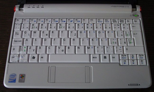Acer Aspire One: klávesnice