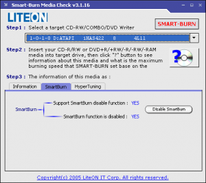 LiteOn iHAS422 - SmartBurn