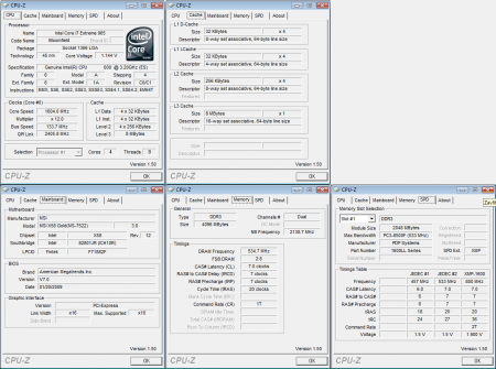 Test MSI X58Pro - CPU-Z