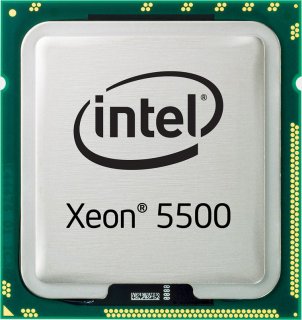 Intel Xeon 5500 - vrchní strana