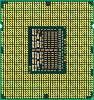 Intel Xeon 5500 - spodní strana