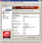 ATI Catalyst - informace o hardwaru: ATI Mobility Radeon HD 3450