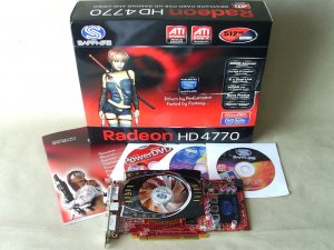 Sapphire ATI Radeon HD 4770 - obsah balení