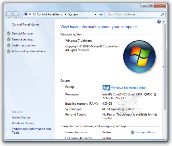 Windows 7 - Basic information