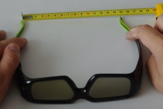Nvidia 3D Vision: velikost brýlí