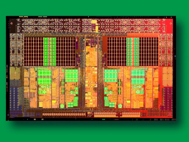 Athlon II X2 - snímek jádra procesoru