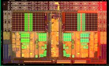 Athlon II X2 - snímek jádra procesoru