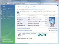 Acer Aspire 5810T Timeline: Windows Vista index