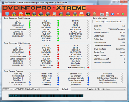 Acer Aspire 5810T Timeline: DVDInfoPro