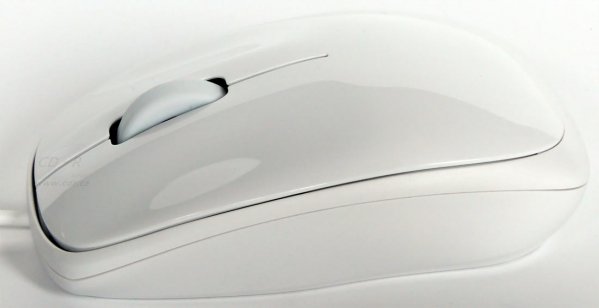 Nvidia Ion - Acer AspireRevo R3600: Lesklá bílá myš, OEM Logitech