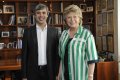 Viviane Reding a Larry Page, jeden ze zakladatelů Google, 17. červen 2009