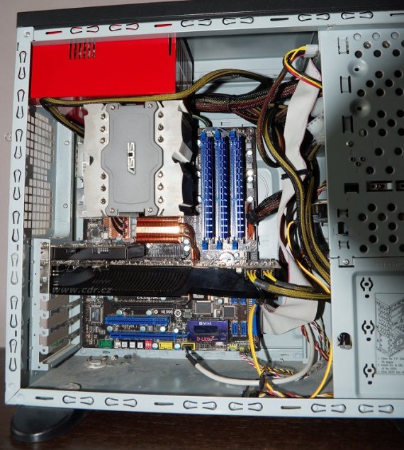 PC Power&Cooling Silencer 750W: testovací PC