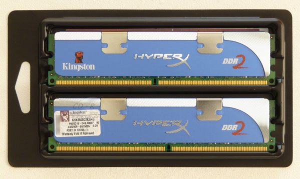 Kingston KHX8500D2K2/4G - 2×2 GB DDR2-1066