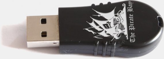 The Pirate Bay logo na flashce