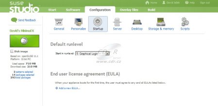SUSE Studio - spouštění