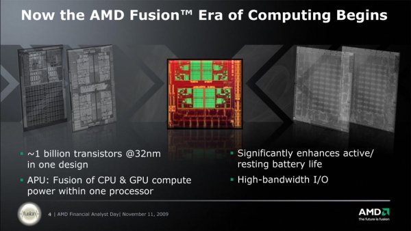 AMD Fusion Era of Computing Begins